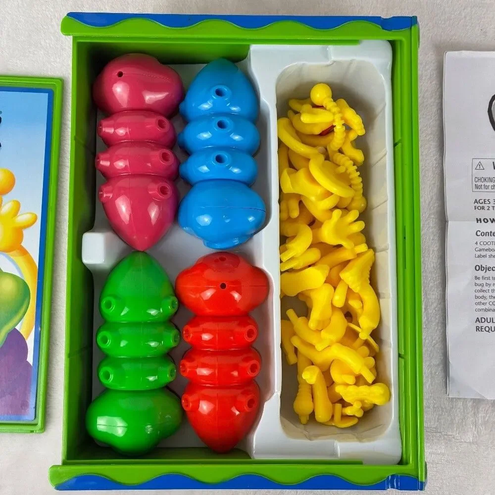 Hasbro Cootie Game Classic Preschool Collection - Build a Bug Educational Game